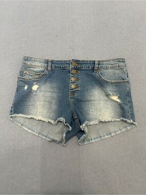 Women’s Billabong Distressed Denim Shorts Size 31